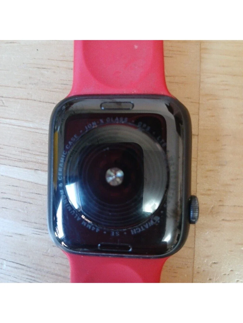 Apple Watch SE 2nd Gen 44mm GPS + Cellular Aluminum Case Red Band